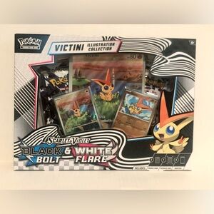 Pokemon Black Bolt & White Flare Victini Collection SEALED